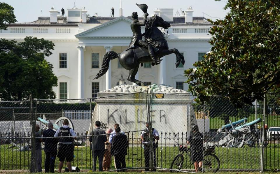 <span>Photograph: Kevin Lamarque/Reuters</span>