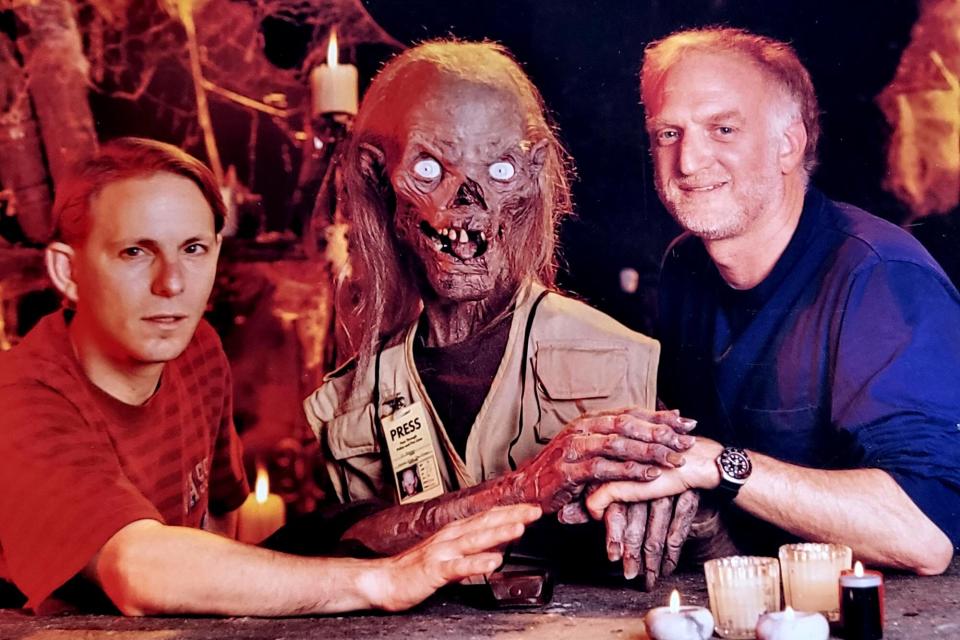 AL Katz and Gil Adler with the Cryptkeeper