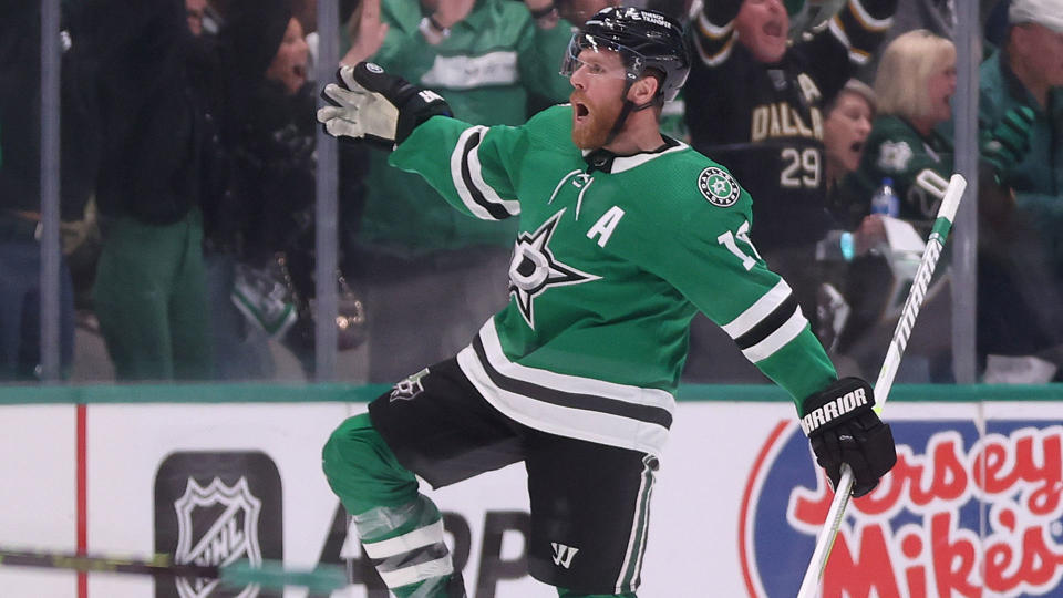 Joe Pavelski kept his team alive in the NHL playoffs with his overtime goal on Thursday night. (Photo by Steph Chambers/Getty Images)