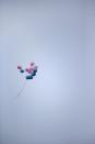 NEWTOWN, CT - DECEMBER 18: A bunch of balloons flies over a funeral service for shooting victim Jessica Rekos, 6, on December 18, 2012 in Newtown, Connecticut. Funeral services were held in Newtown Tuesday for Jessica Rekos and James Mattioli, 6, four days after 20 children and six adults were killed at Sandy Hook Elementary School. (Photo by John Moore/Getty Images)