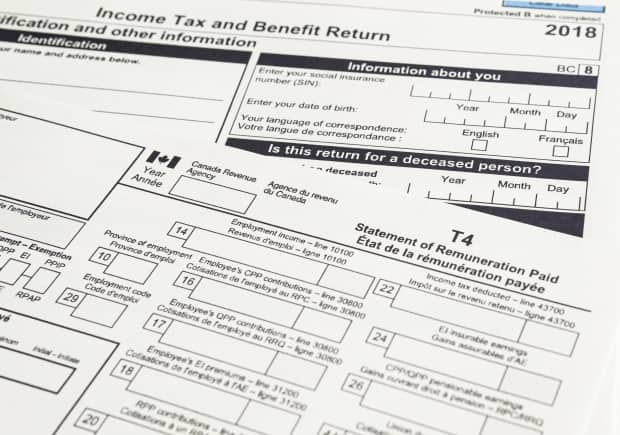 Canadian T1 and T4 tax forms are used to prepare taxes. (Primestock Photograpy - image credit)