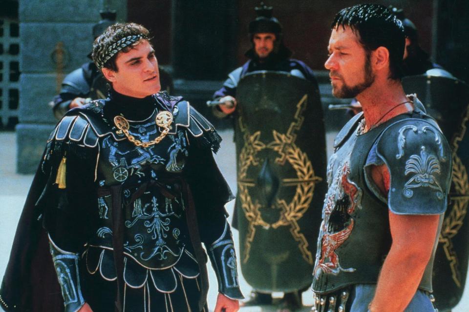 Joaquin Phoenix and Russell Crowe in 'Gladiator'