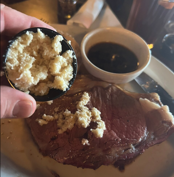 Spitfire Bar and Grill Prime Rib with Horseradish Sauce in West Fargo, North Dakota