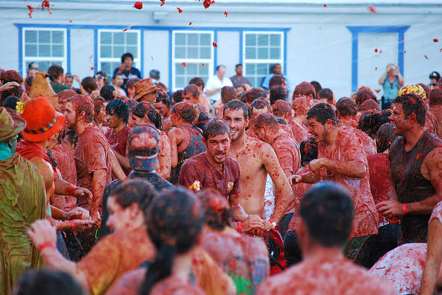 la tomatina, food festival, spain 