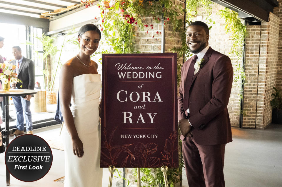 (L-R): Caroline Harris as Cora Love and Edwin Hodge as Special Agent Ray Cannon