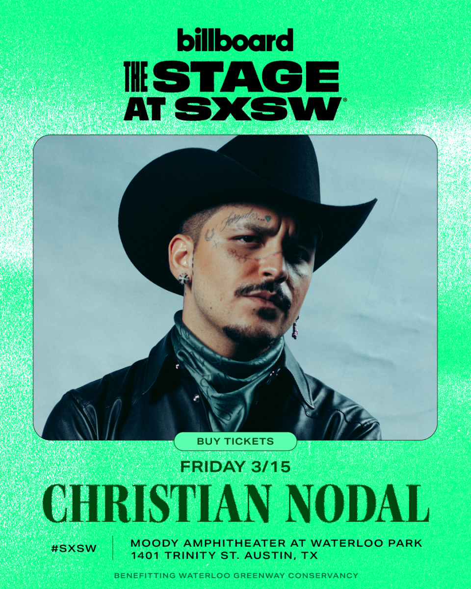 Christian Nodal will perform at the Latin music-themed night of Billboard's THE STAGE at SXSW.