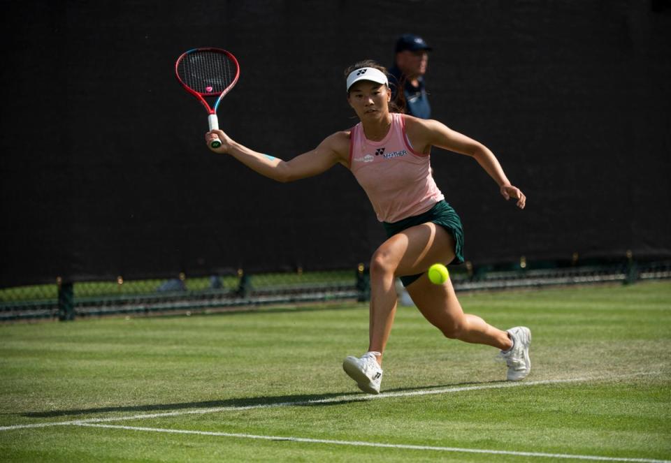 Miyazaki switched allegiance to Great Britain in March (Jon Buckle/WTA Tour handout)