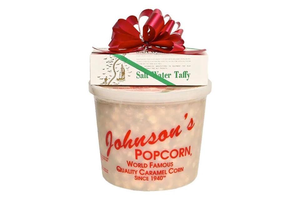 Satisfy sweet and salty cravings with the Johnson's Popcorn & Shriver's Combo