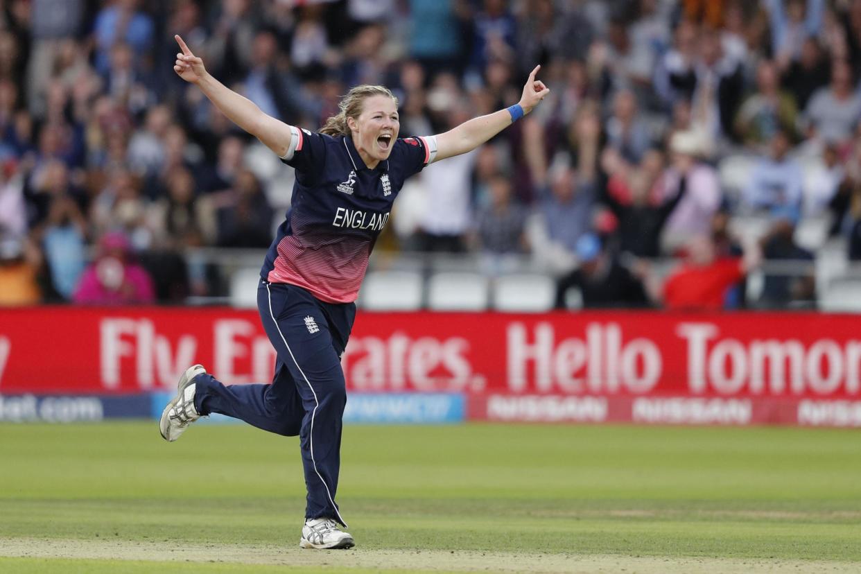 Anya Shrubsole | World Cup Final hero: AFP/Getty Images