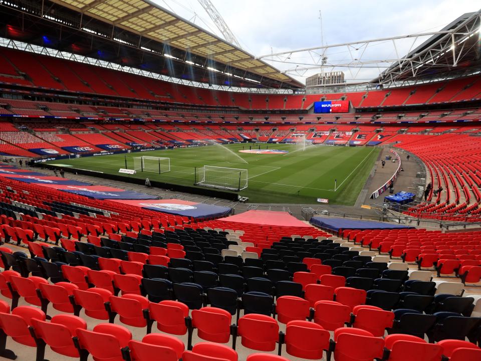 A general view of Wembley Stadium (PA)