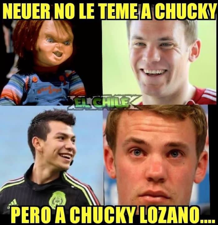 Memes Alemania vs México