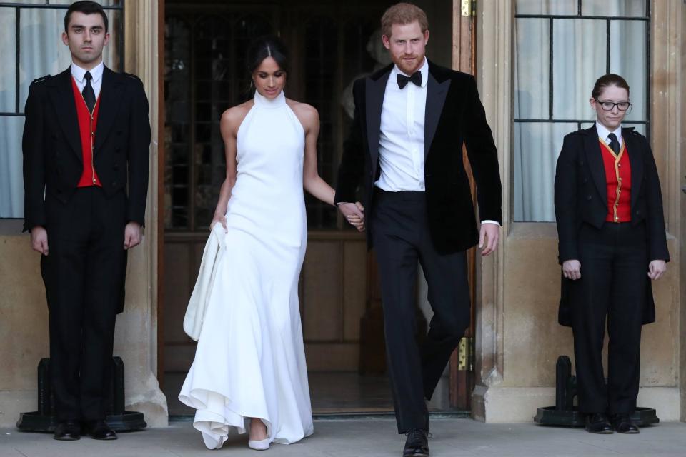 Prince Harry and Meghan Markle on their wedding day (Getty)