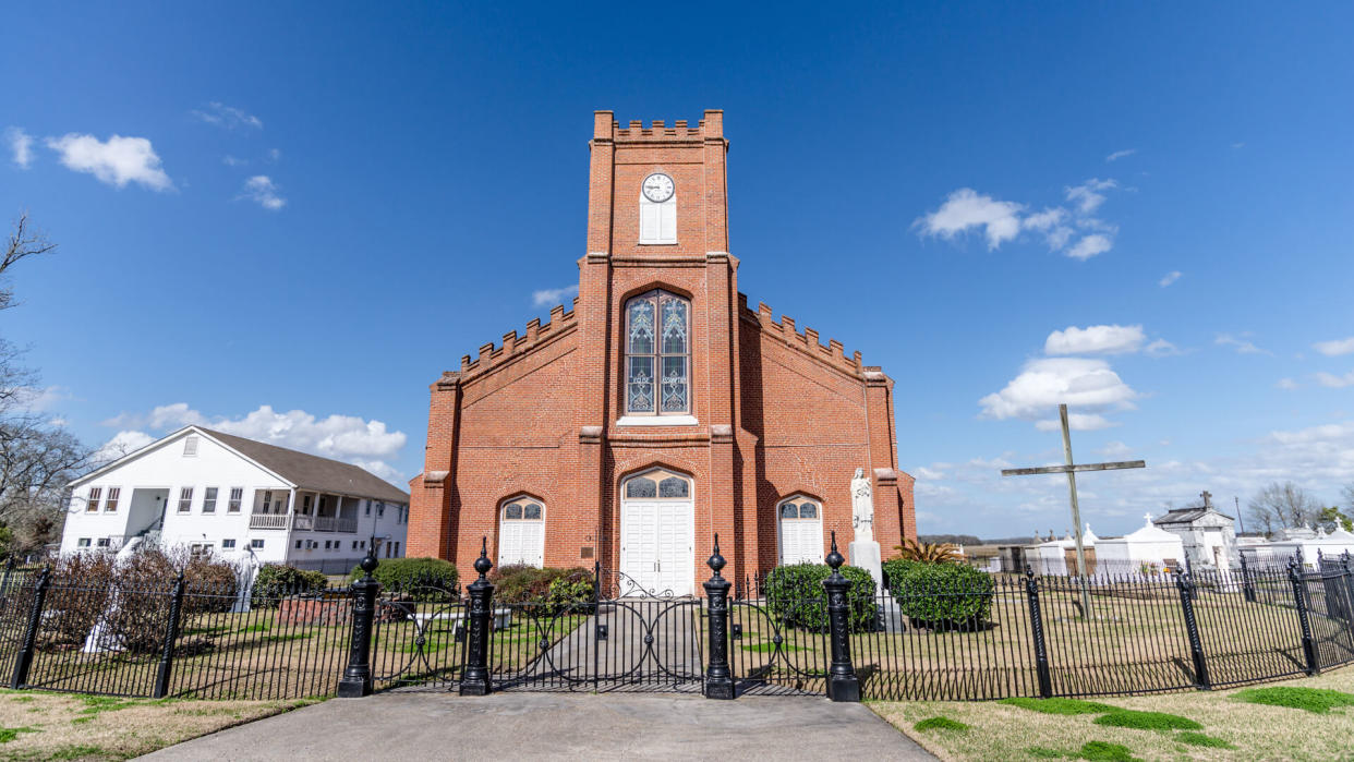 Church in Napoleonville, Louisiana - Image.