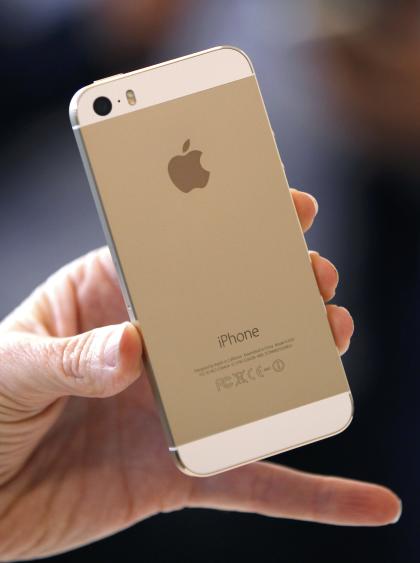 iphone 5c gold front