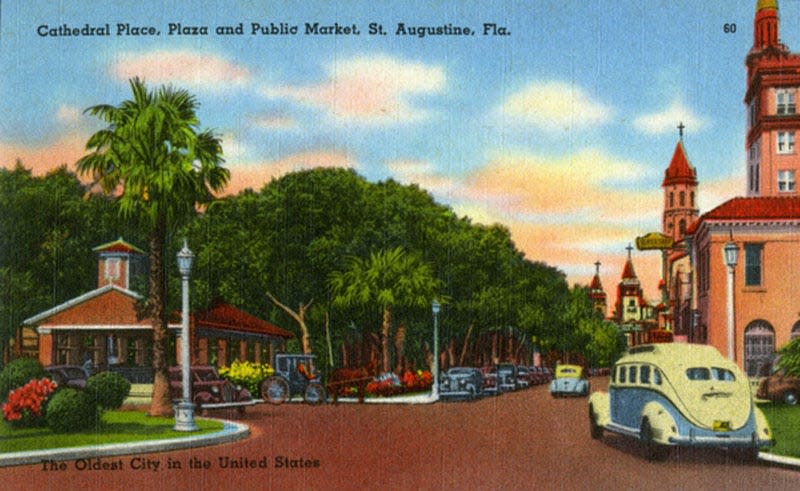 Cathedral Place in St. Augustine in the 1930s.