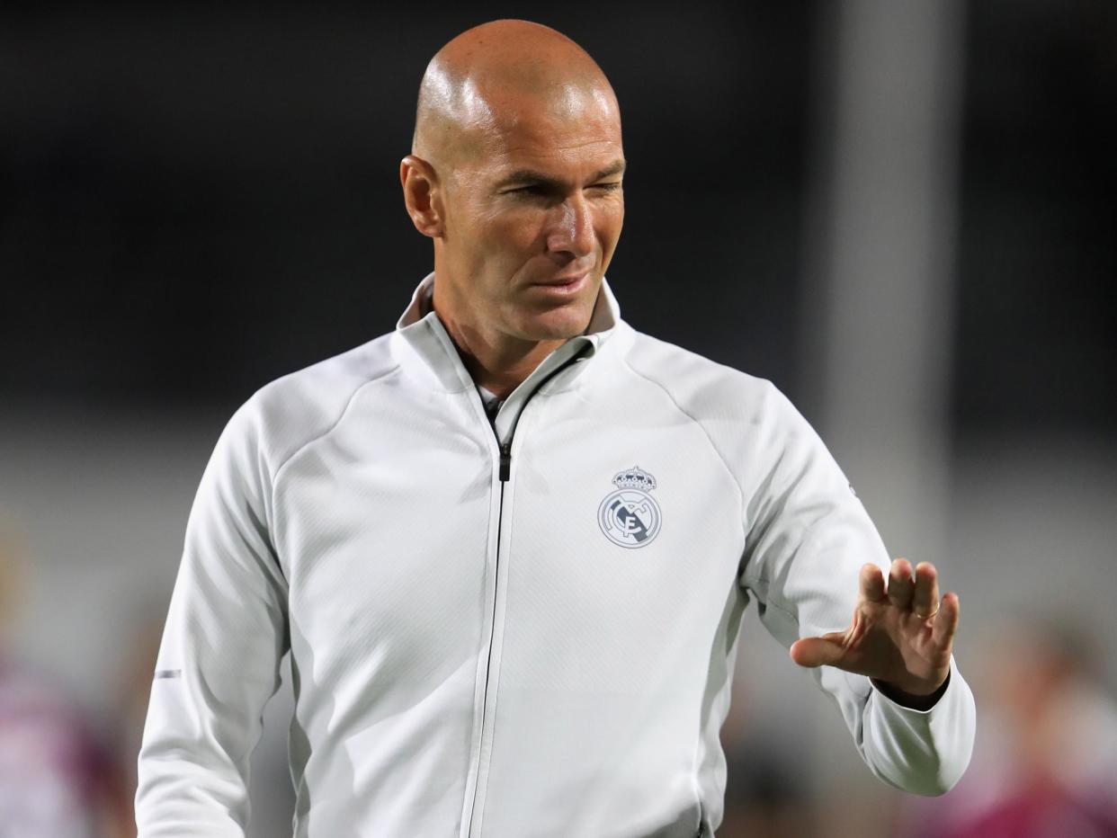 Zidane will lead Real against Barca three times before the La Liga season starts: Getty
