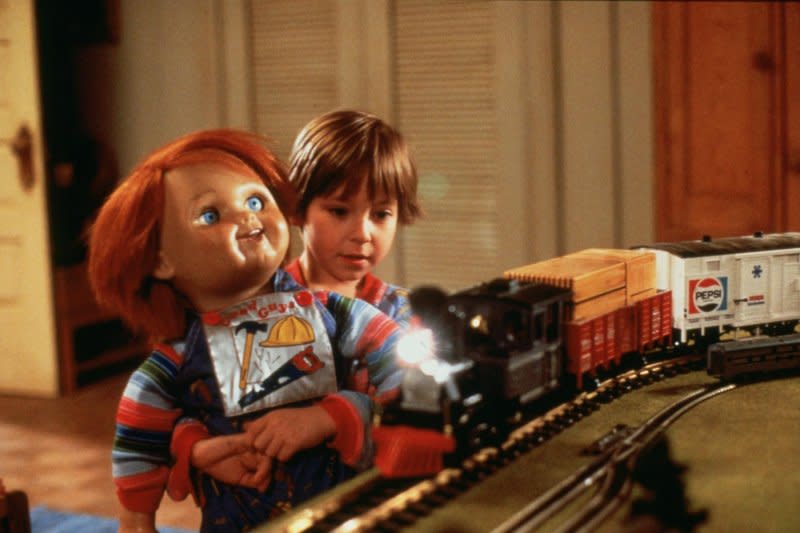 Even if he weren't possessed, selling Andy (Alex Vincent) a toy best friend is wrong. Photo courtesy of MGM