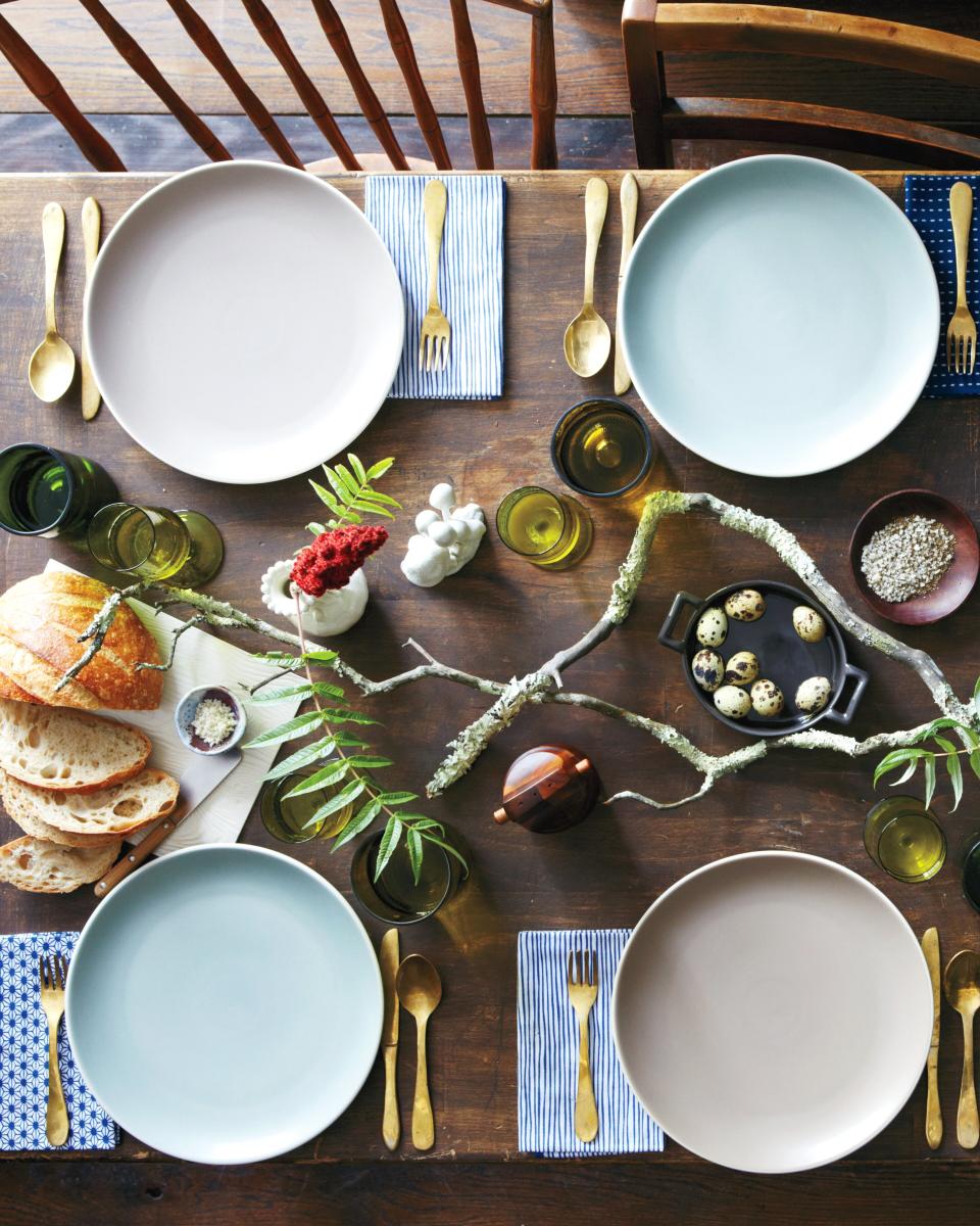 table settings for holiday hosting