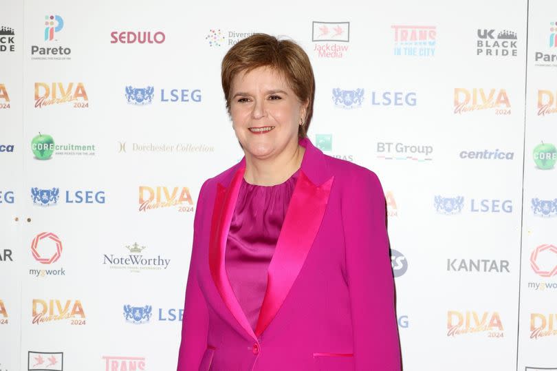 Nicola Sturgeon attends the DIVA Awards 2024.