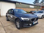 A Volvo XC60 plug-in hybrid is pictured while undergoing tests by Emissions Analytics for a study on emissions by NGO Transport & Environment