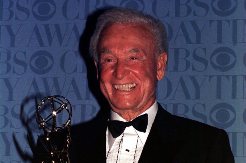 Bob Barker won a Lifetime Achievement Emmy in 1999. File Photo by Ezio Petersen/UPI