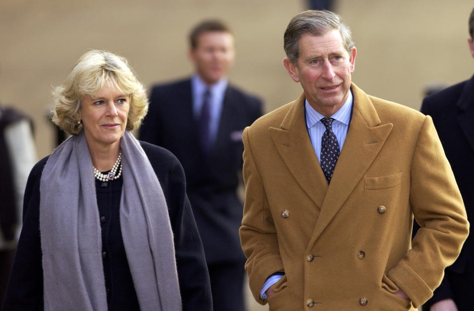 LONDON, UNITED KINGDOM - DECEMBER 19:  Prince Charles And Camilla Parker-bowles Walking Together In Green Park London On Their Way To Host Prince Charles' Staff Christmas Lunch At The Ritz Hotel.  (Photo by Tim Graham Photo Library via Getty Images)