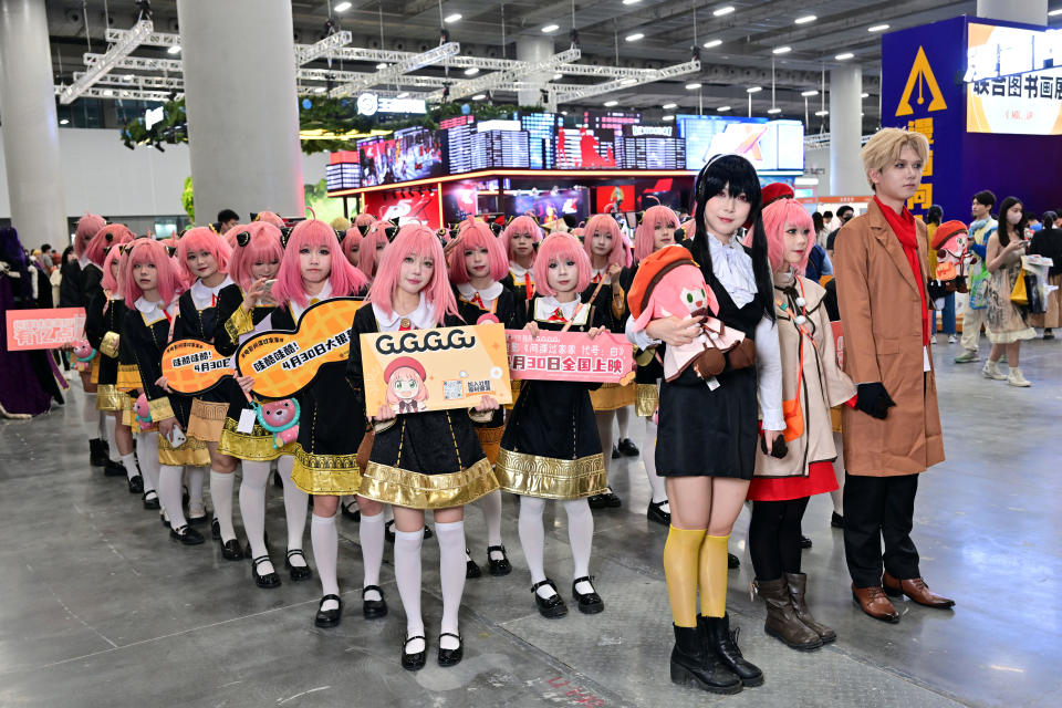 GUANGZHOU, CHINA - APRIL 4, 2024 - A view of the COMICUP2024SP CPSP in Guangzhou, Guangdong province, China, April 4, 2024. (Photo credit should read CFOTO/Future Publishing via Getty Images)