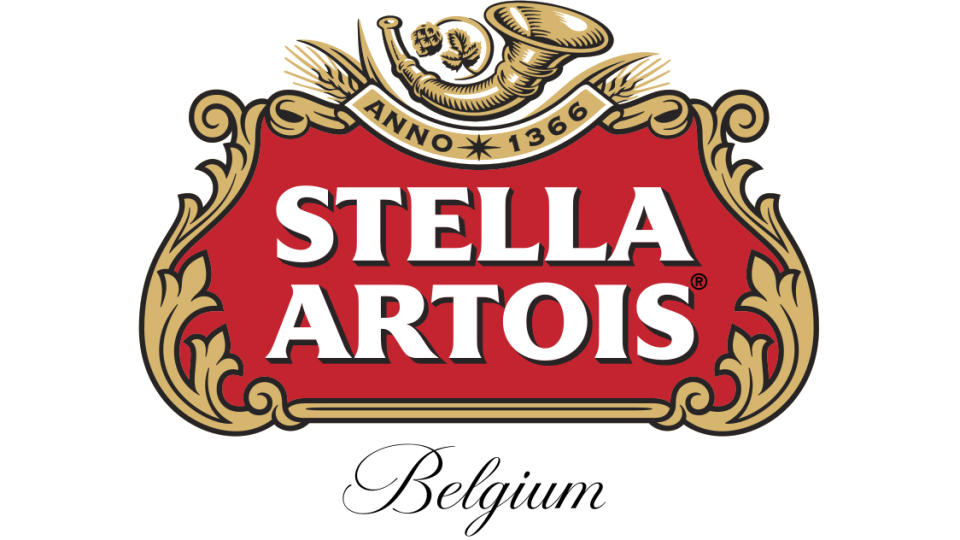 Stella Artois logo on white background