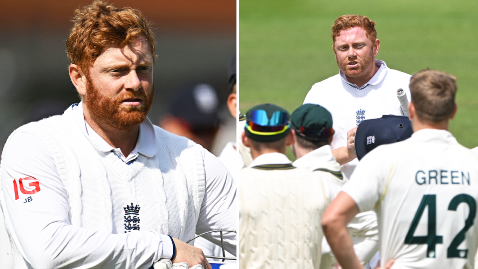 A number of Aussie cricket greats have taken aim at Jonny Bairstow (pictured) after he dug up the infamous Ashes incident with Alex Carey. (Getty Images)