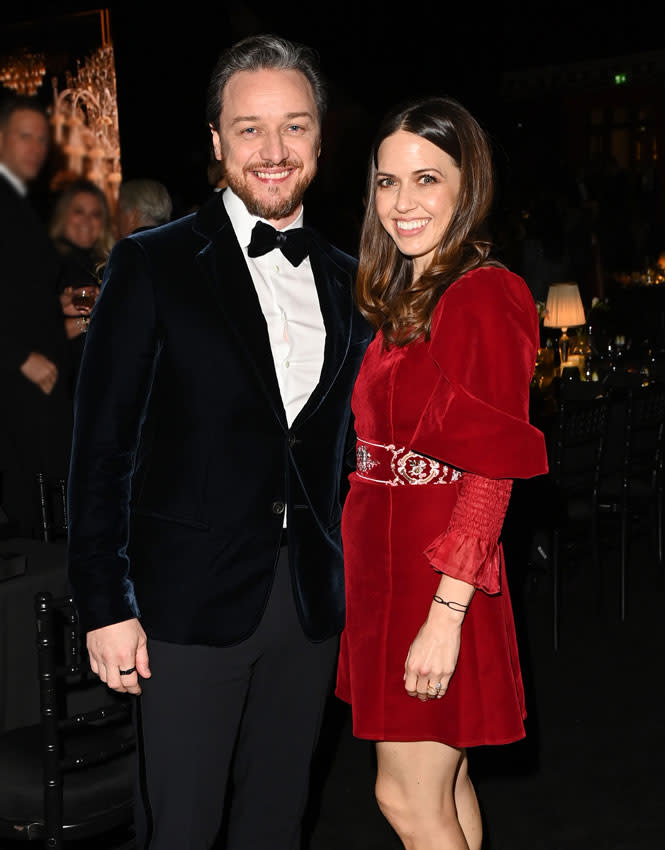 James McAvoy y su esposa, Lisa