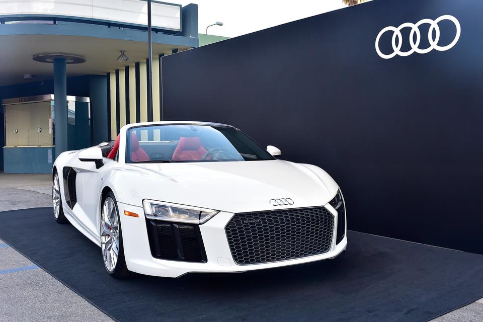 Audi R8 Spyder at Hilarity for Charity's Sixth Annual Los Angeles Variety Show