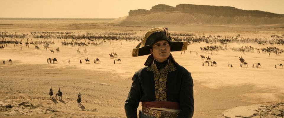 Joaquin Phoenix as Napoleon in Ridley Scott's new biopic