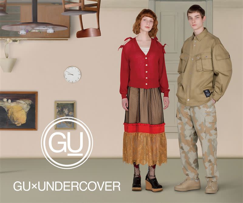 GU將與日本指標性的時尚品牌「UNDERCOVER」首次合作推出聯名系列。（圖／業者提供）