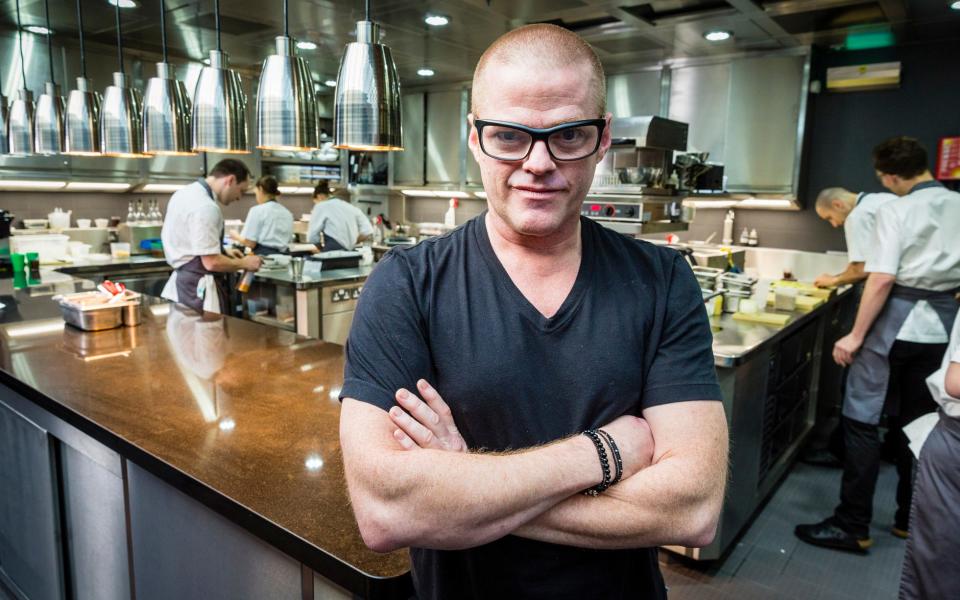 Heston Blumenthal who works closely with Prof Spence  - Credit: Andrew Crowley Telegraph 