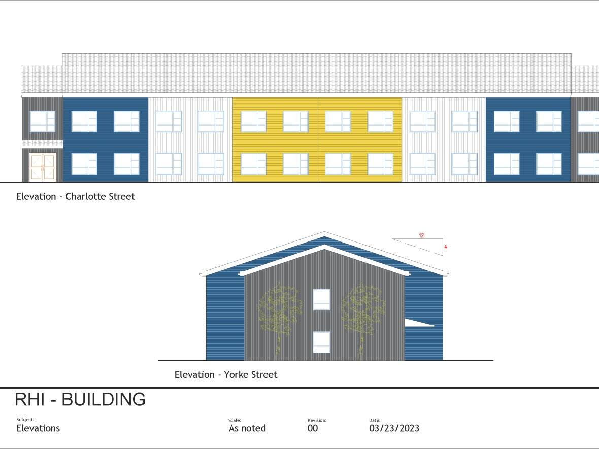 Cape Breton Regional Municipality has approved plans by New Dawn Enterprises to build a 24-units of affordable housing in Sydney, N.S., for clients of the Ally Centre of Cape Breton. (Submitted by New Dawn Enterprises - image credit)