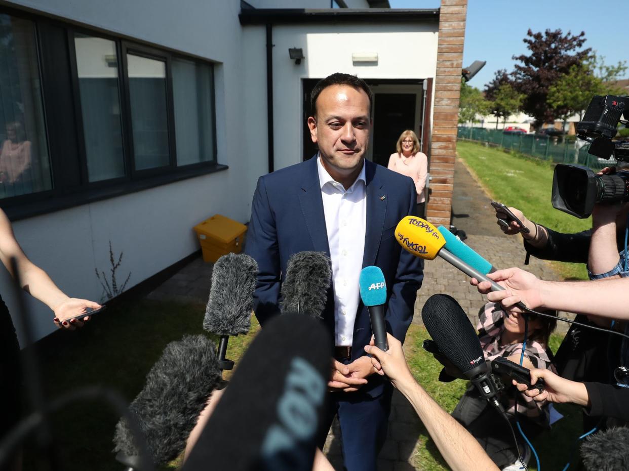 'This has been a great exercise in democracy and the people have spoken,' Mr Varadkar said: PA Wire/PA Images