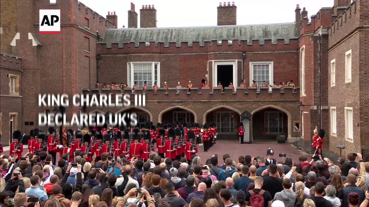 King Charles Iii Declared Uks Ruling Monarch Video 4655