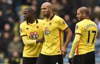 Britain Football Soccer - Millwall v Watford - FA Cup Fourth Round - The New Den - 29/1/17 Watford's Younes Kaboul looks dejected Reuters / Hannah McKay Livepic