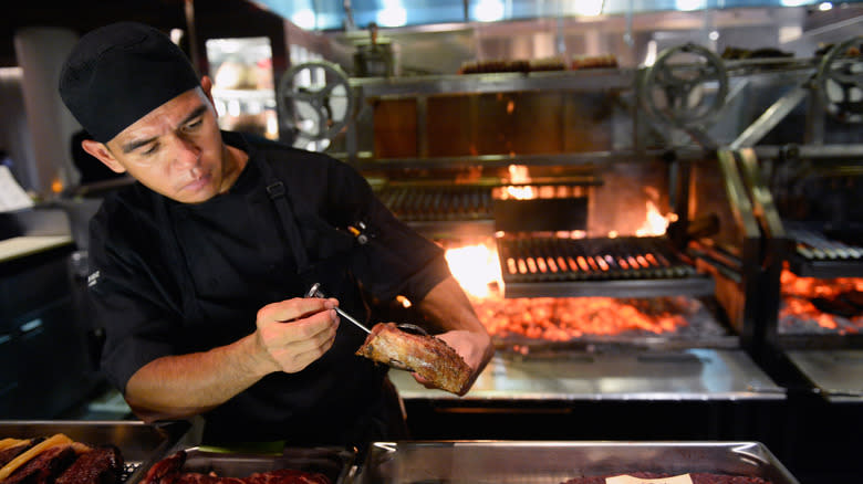 Kitchen staff in Bazaar Meats