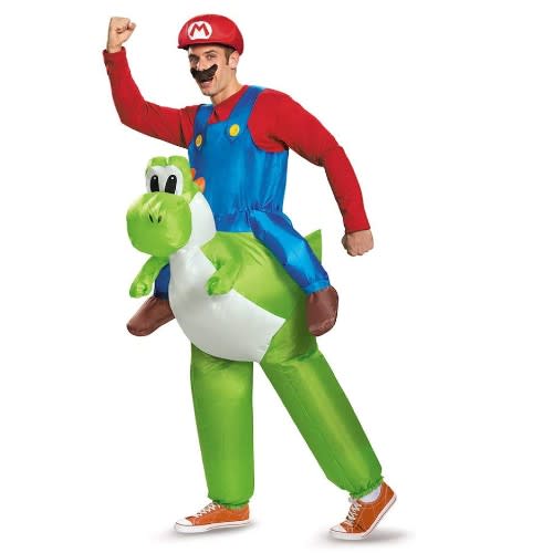 Men's Mario Riding Yoshi Adult Costume. (Photo: Amazon)