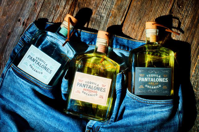 <p>Pantalones Organic Tequila</p> Matthew McConaughey and Camila McConaughey Announce New Pantalones Organic Tequila