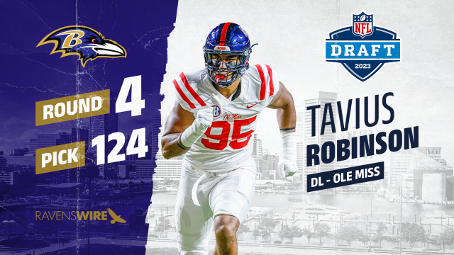 Ravens select Ole Miss EDGE/DE Tavius Robinson with No. 124 overall pick in  2023 NFL draft