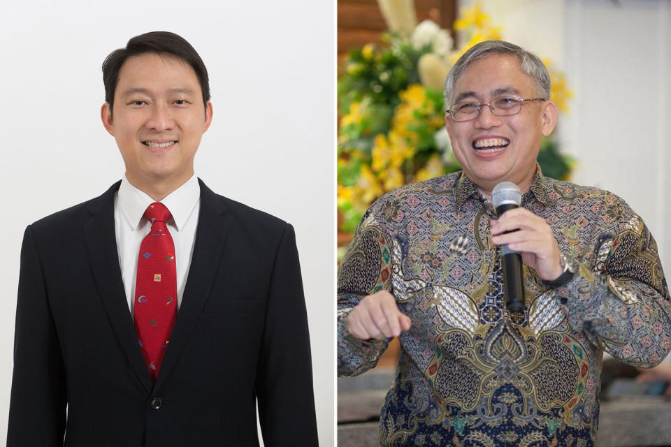 Sengkang West MP Lam Pin Min (left) and People's Power Party secretary-general Goh Meng Seng. (PHOTOS: MCI / Facebook, Goh Meng Seng)