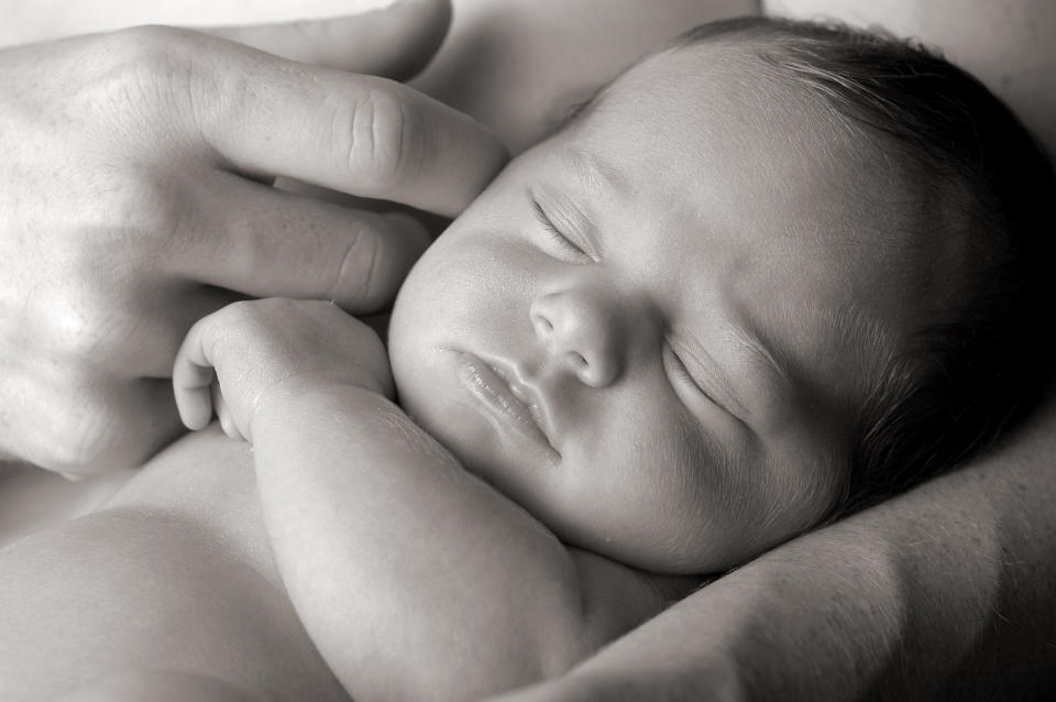 Stroking babies could help reduce their pain [Photo: Getty]