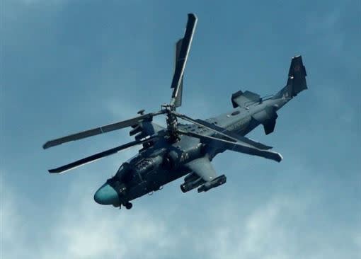 Kamov Ka-52升級型戰鬥直升機。（圖／翻攝自推特）