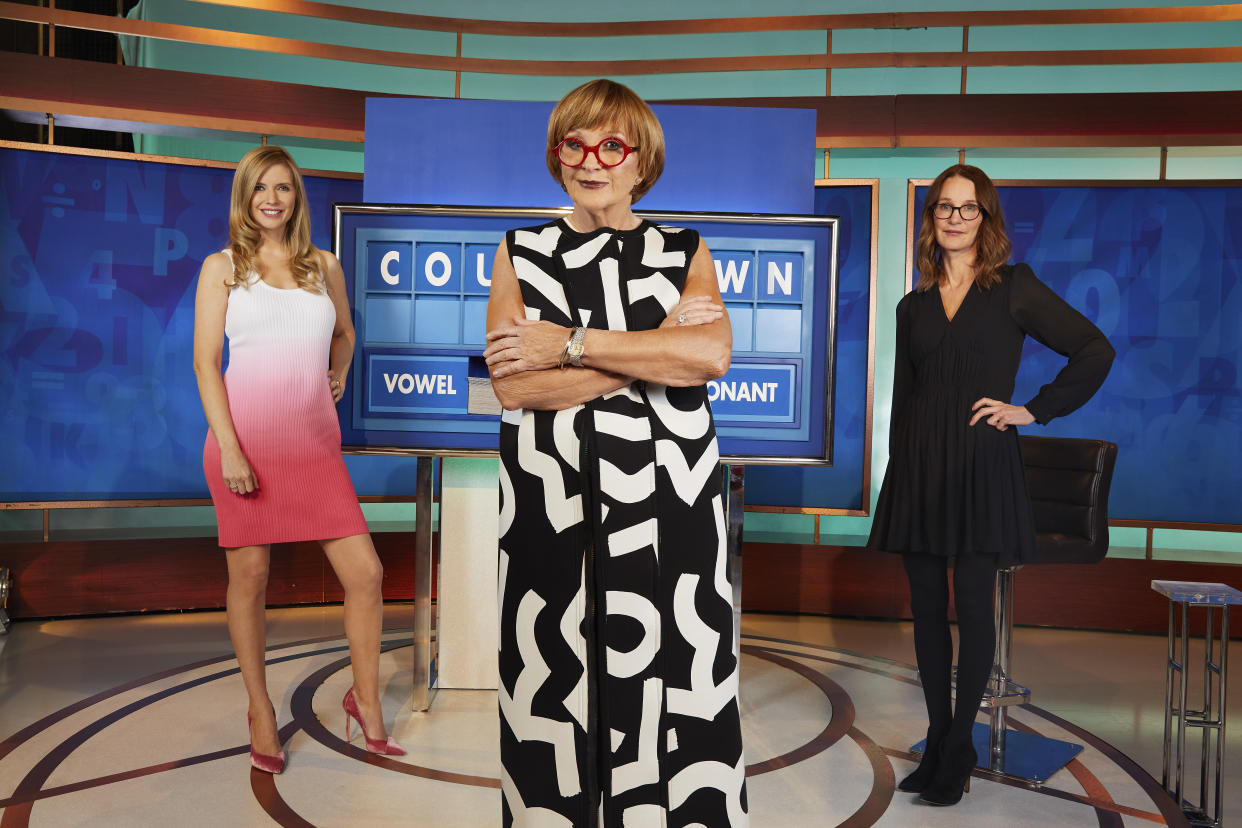 Rachel Riley, Anne Robinson and Susie Dent are now the team fronting 'Countdown'. (Channel 4)