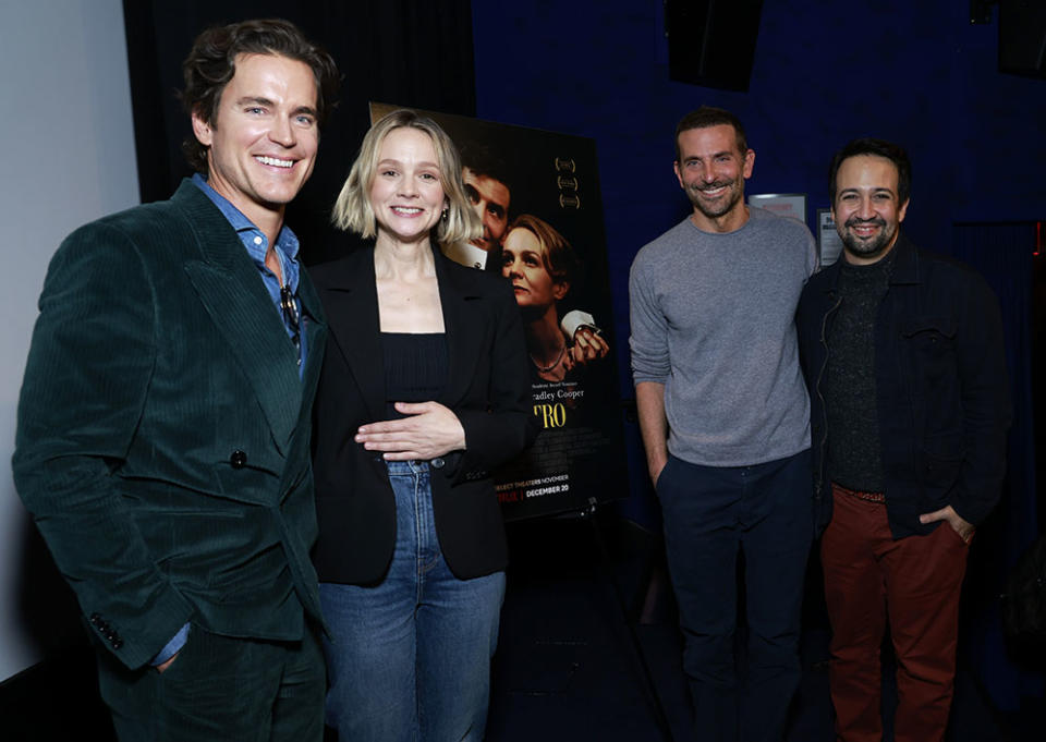 Matt Bomer, Carey Mulligan, Bradley Cooper and Lin-Manuel Miranda