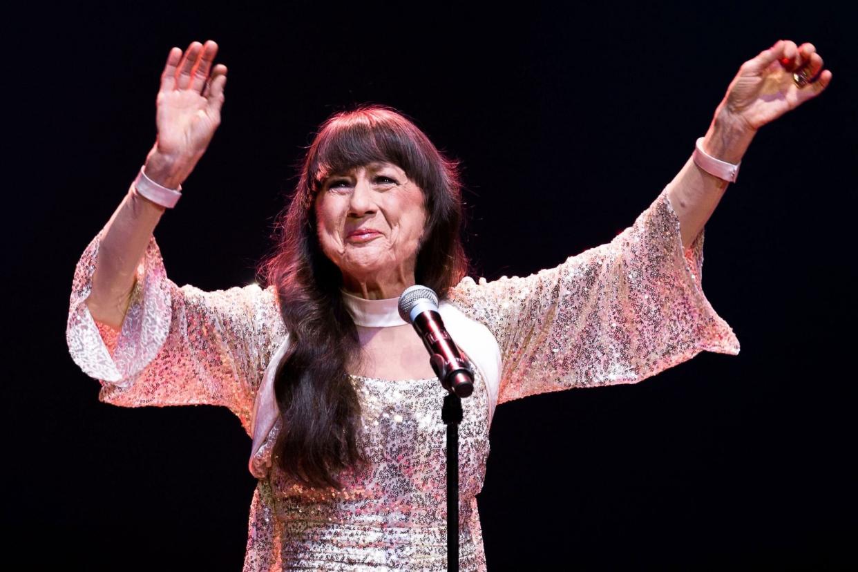 Mandatory Credit: Photo by Joel Goodman/Lnp/Shutterstock (3785643k) The Seekers - Judith Durham The Seekers in concert at Bridgewater Hall, Manchester, Britain - 29 May 2014