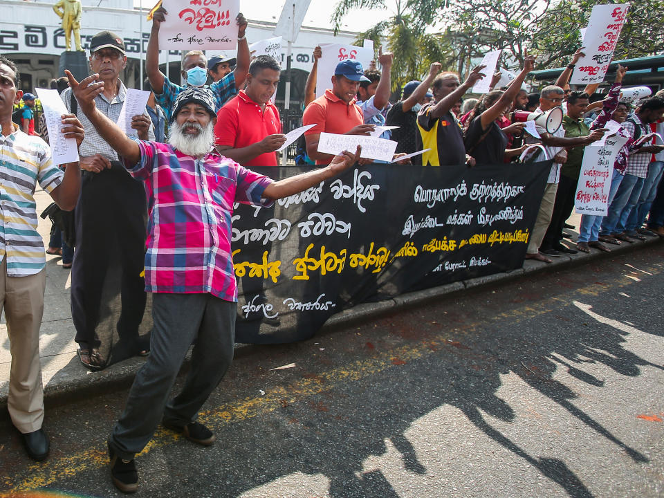 Sri Lanka vive una situación dramática. (Photo by Pradeep Dambarage/NurPhoto via Getty Images)