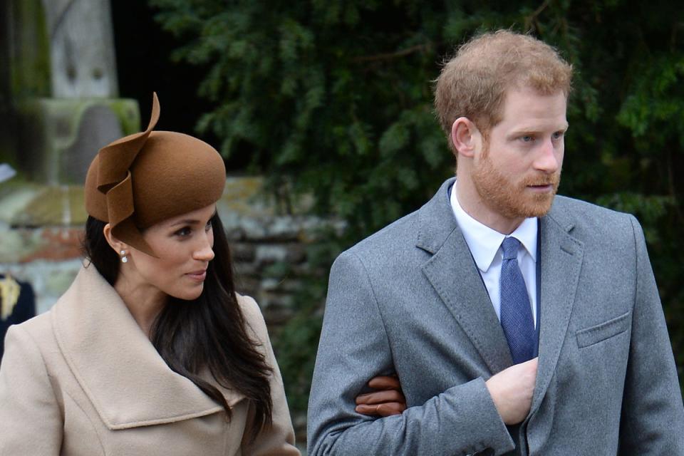 Meghan Markle serving frappuccino realness in 2017 (PA)